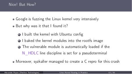 Файл:Фаззинг ядра Linux на практике (Александр Попов, ISPRASOPEN-2019).pdf